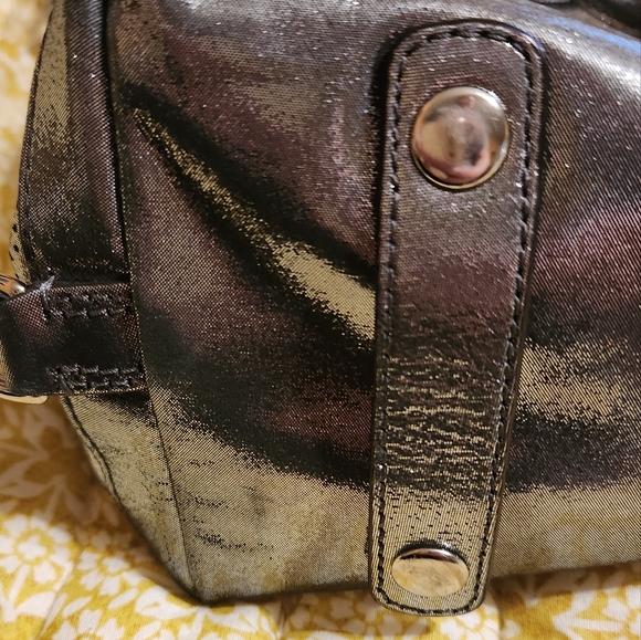Coach Patent Leather Silver Bag - Picture 10 of 10